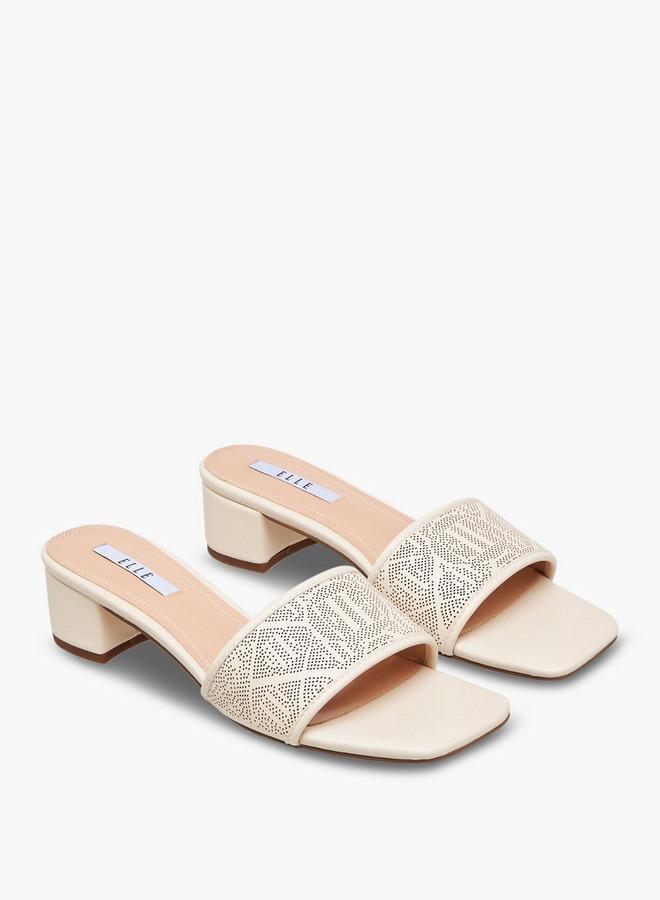 ايل صنادل بكعب عريض للنساء - Image 2